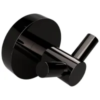 Cuier de baie Bemeta Hematit Alamă