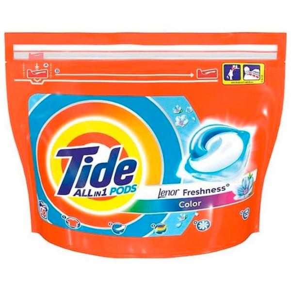Detergent Tide Tol Color Gel Caps 1.32 kg  Număr spălări: 58 photo 1