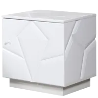 Noptiere KMK Kenzo 50 x 45.5 x 47/ PAL/ White Gloss