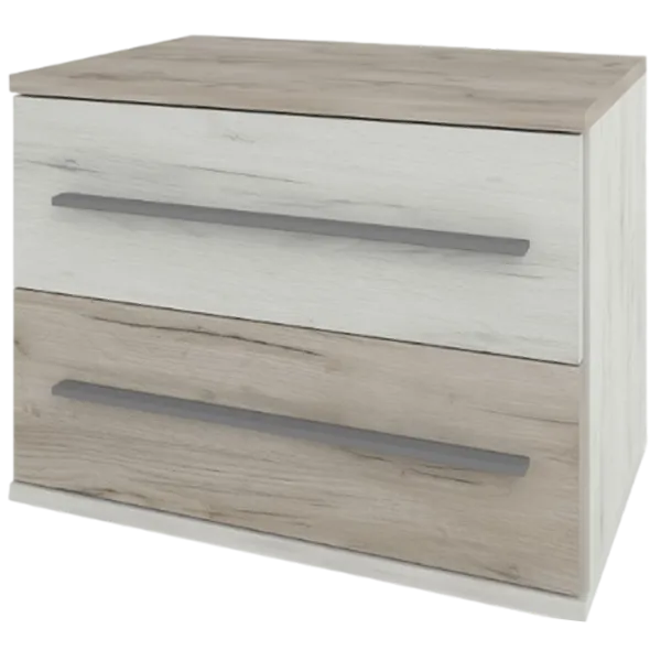 Noptiere Sokme Milana 40.2 x 50.4 x 35/ PAL/ Gray Craft Oak photo 1