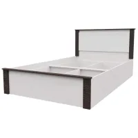 Кровать SV-mebel Gamma 20 120 x 200 см/ ЛДСП/ Белый