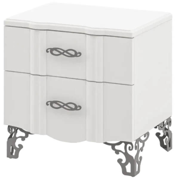 Noptiere Neman Sofia MN-025-02 49 x 49 x 37/ PAL/ White Gloss photo 1 Noptiere Neman Sofia MN-025-02 49 x 49 x 37/ PAL/ White Gloss photo 1