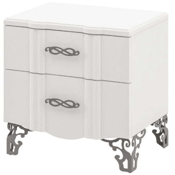 Noptiere Neman Sofia MN-025-02 49 x 49 x 37/ PAL/ White Gloss photo 1 Noptiere Neman Sofia MN-025-02 49 x 49 x 37/ PAL/ White Gloss photo 1