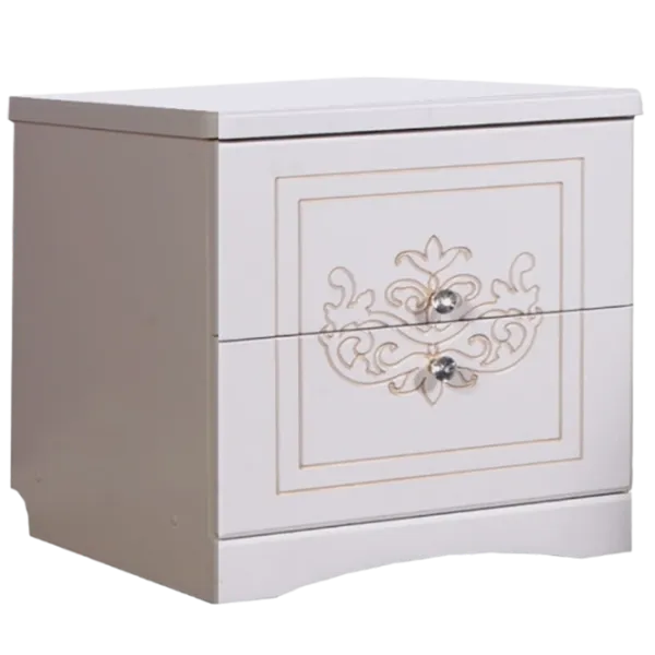 Тумбочки KMK Countess 47см x 46см x 44.5см/ ЛДСП/ White photo 1