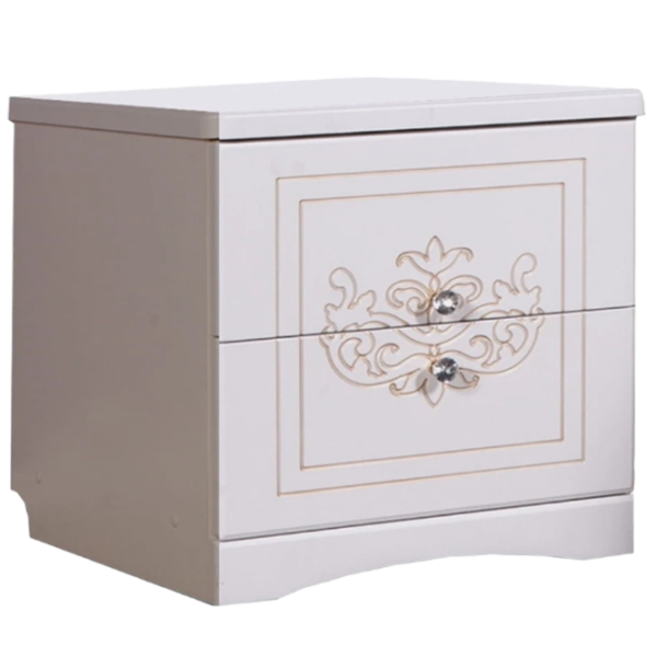 Тумбочки KMK Countess 47см x 46см x 44.5см/ ЛДСП/ White photo 1