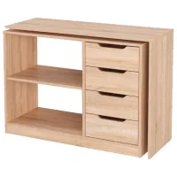 Comodă KompaniT 1061618001 71 x 106 x 41.2/ LPAL/ Stejar sonoma