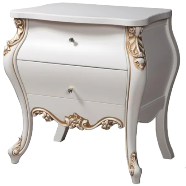 Noptiere KMK Rosalia 66 x 65 x 43.5/ PAL/ White photo 1