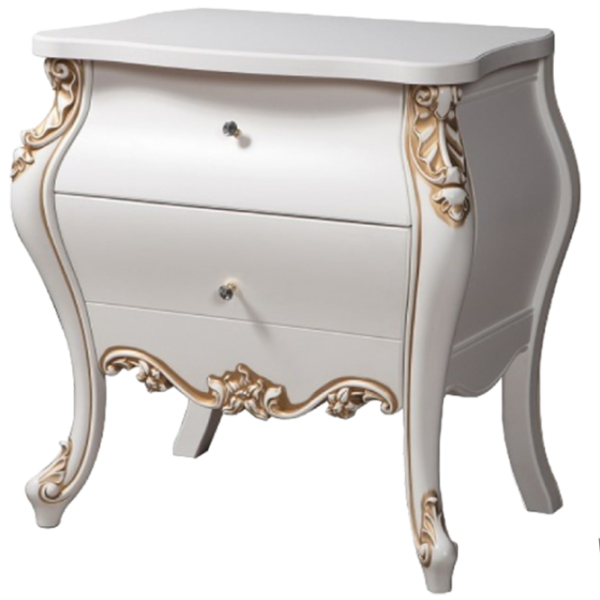 Noptiere KMK Rosalia 66 x 65 x 43.5/ PAL/ White photo 1