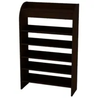 Стеллаж для обуви ML-Mobila ТО-10 NEW 124.2см x 70см x 25см/ Wenge/ Венге