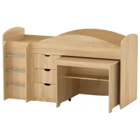 Детская кровать KompaniT Universal ЛДСП/ Дуб cонома