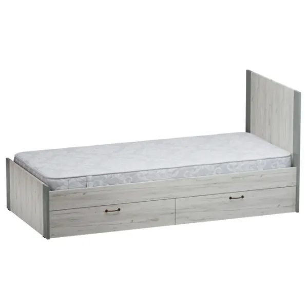 Pat ML-Mobila Vega 90 x 200 cm/ PAL/ Gray photo 1 Pat ML-Mobila Vega 90 x 200 cm/ PAL/ Gray photo 1