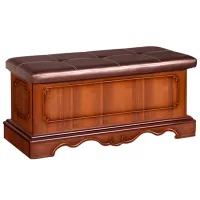 Банкетка KMK Ameliya Коричневый/ Искусственная кожа