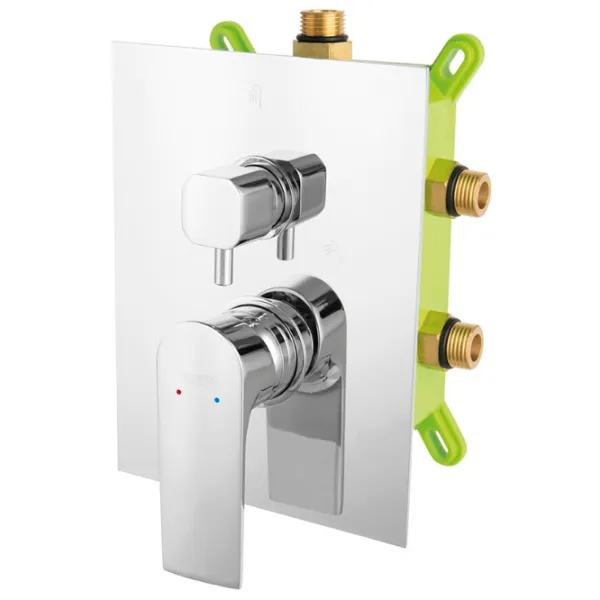 Смеситель для душа Ferro Square BAQ7P3BOX Латунь photo 1