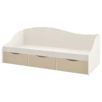 Pat pentru copii Neman Combi 80 x 190 cm/ PAL/ White
