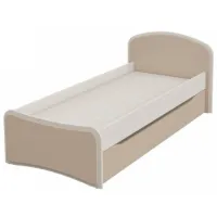 Pat pentru copii Neman Combi 80 x 190 cm/ PAL/ Cappuccino