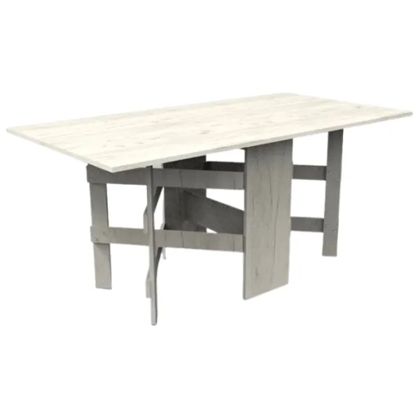 Masă de bucătărie extensibilă ML-Mobila 01061689 PAL/ Oak white craft photo 1