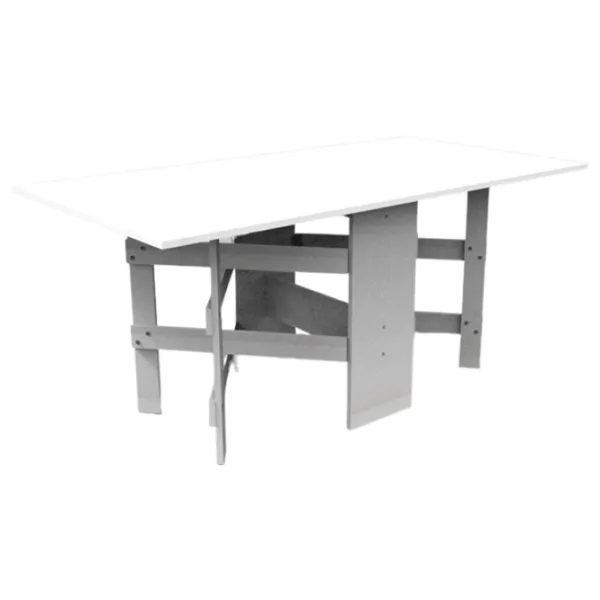 Masă de bucătărie extensibilă ML-Mobila 01061689001 PAL/ White photo 1