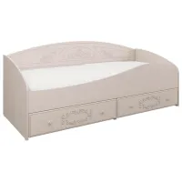 Pat pentru copii Olmeco Carolina 80 x 200 cm/ PAL/ White