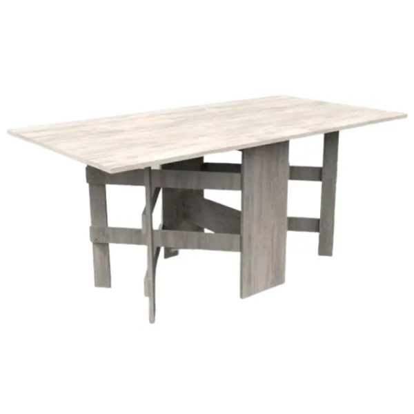 Masă de bucătărie extensibilă ML-Mobila 01061689003 PAL/ Gray photo 1