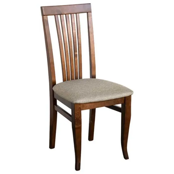 Scaun de bucătărie ML-Mobila MDK-99 Stofă/ Nuc Beige photo 1