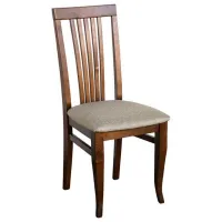 Scaun de bucătărie ML-Mobila MDK-99 Stofă/ Nuc Beige