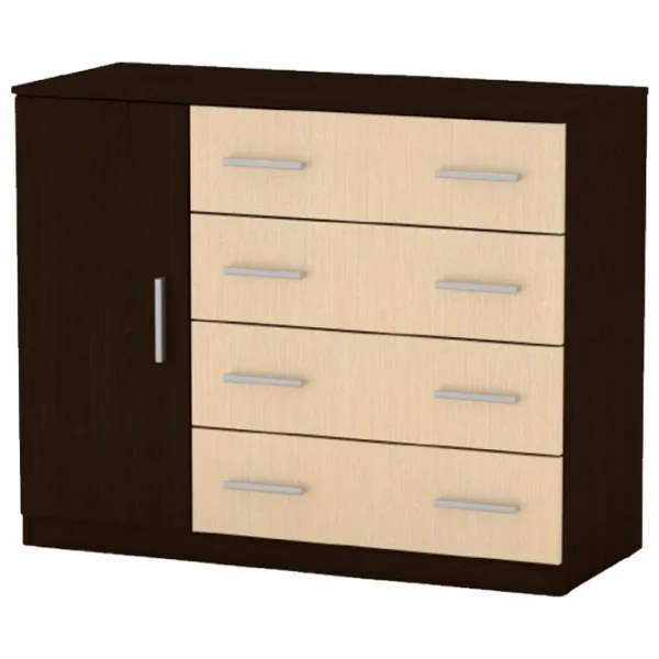 Comodă KompaniT 4+1B 84.9 x 105.4 x 44.8/ MDF/ Wenge photo 1 Comodă KompaniT 4+1B 84.9 x 105.4 x 44.8/ MDF/ Wenge photo 1