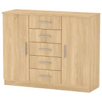 Comodă KompaniT 5+2 89.1 x 111 x 37.5/ LPAL/ Stejar sonoma