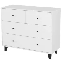 Comodă KompaniT 1062349001 82 x 100 x 40/ PAL/ Nimfeia Alb