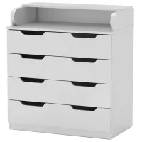 Comodă KompaniT 1062350001 93 x 85 x 51/ PAL/ Nimfeia Alb