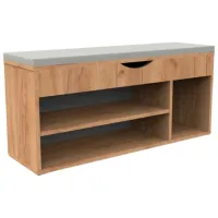 Обувной шкаф ML-Mobila ML-6 44см x 105.6см x 31.5см/ ЛДСП/ Дуб Золотой