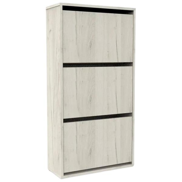 Dulap pentru încălțăminte ML-Mobila ML-2 117.5 x 60 x 20.5/ PAL/ Stejar Craft Alb photo 1 Dulap pentru încălțăminte ML-Mobila ML-2 117.5 x 60 x 20.5/ PAL/ Stejar Craft Alb photo 1