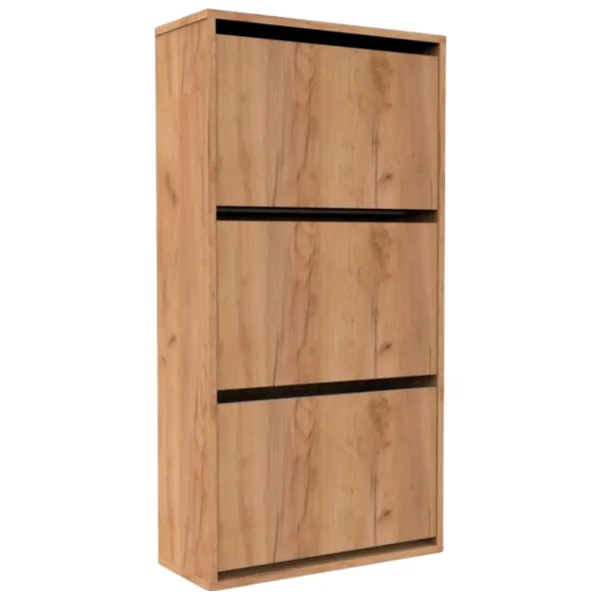 Dulap pentru încălțăminte ML-Mobila ML-2 117.5 x 60 x 20.5/ Stejar Auriu/ Stejar Auriu photo 1 Dulap pentru încălțăminte ML-Mobila ML-2 117.5 x 60 x 20.5/ Stejar Auriu/ Stejar Auriu photo 1