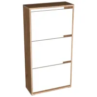 Dulap pentru încălțăminte ML-Mobila ML-2 117.5 x 60 x 20.5/ Stejar Auriu/ Stejar Auriu