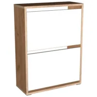 Dulap pentru încălțăminte ML-Mobila ML-1 81 x 60 x 25/ Stejar Auriu/ Stejar Auriu