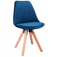 Scaun de birou Jumi Saida Catifea/ Blue