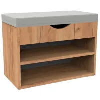 Dulap pentru încălțăminte ML-Mobila ML-5 41.8 x 60.3 x 31.5/ Stejar Auriu/ Stejar Auriu