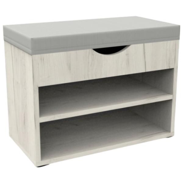 Обувной шкаф ML-Mobila ML-5 41.8см x 60.3см x 31.5см/ Дуб Крафт Белый/ Дуб Крафт Белый photo 1 Обувной шкаф ML-Mobila ML-5 41.8см x 60.3см x 31.5см/ Дуб Крафт Белый/ Дуб Крафт Белый photo 1