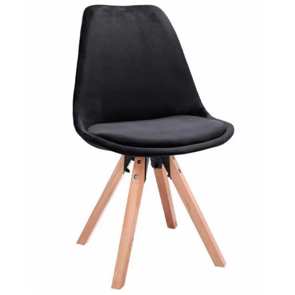 Scaun de birou Jumi Saida Catifea/ Black Beige photo 1