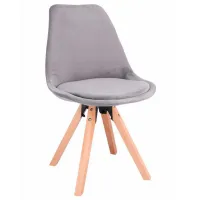 Scaun de birou Jumi Saida Catifea/ Gray Beige