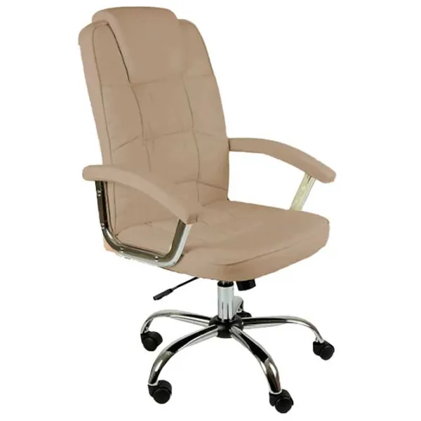 Fotoliu de birou Waltz OC-616 ECO Piele/ Beige photo 1