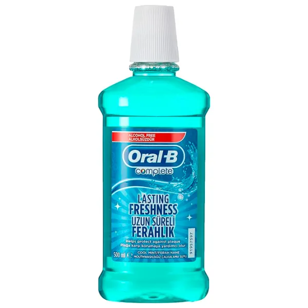 Apă de gură Oral-B Complete Cool Mint Mouthwash 500 ml photo 1
