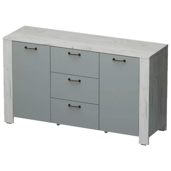 Комод ML-Mobila Vega № 12 80см x 140см x 42см/ ЛДСП/ Серый photo 1 Комод ML-Mobila Vega № 12 80см x 140см x 42см/ ЛДСП/ Серый photo 1