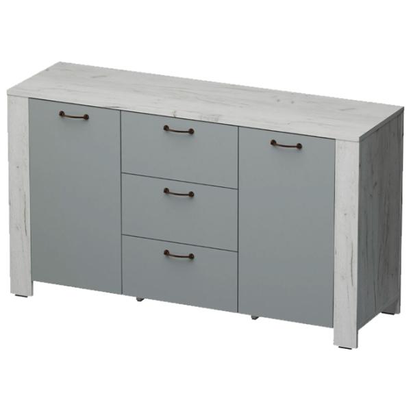 Комод ML-Mobila Vega № 12 80см x 140см x 42см/ ЛДСП/ Серый photo 1 Комод ML-Mobila Vega № 12 80см x 140см x 42см/ ЛДСП/ Серый photo 1