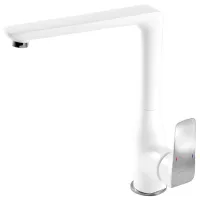 Baterie pentru bucătărie Ferro Tina 38714.1 Mono comandă/ pivotantă/ Alamă/ White