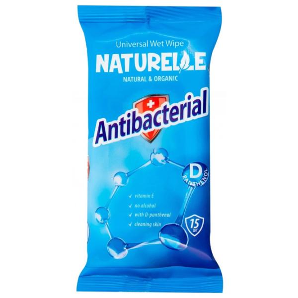 Влажные салфетки Naturelle 4820207590168 Количество в наборе - 15 photo 1