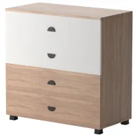 Комод ML-Mobila Rio № 9 81.5см x 80.2см x 40.2см/ ДСП/ Дуб Сонома