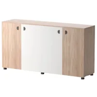 Комод ML-Mobila Rio № 8 85см x 160.2см x 40.2см/ ДСП/ Дуб Сонома