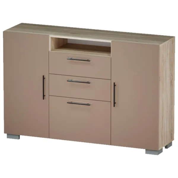 Comodă ML-Mobila York № 5 100 x 150 x 40/ PAL/ Stejar sonoma photo 1