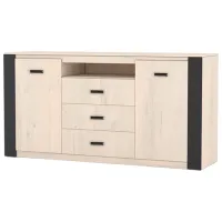 Comodă ML-Mobila Gamma №12 81.6 x 160 x 43.5/ PAL/ Stejar de mare