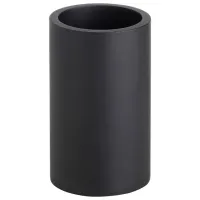 Pahar pentru periuțe de dinți Bemeta Gamma Rasina de poliester/ Black/ Pe masă